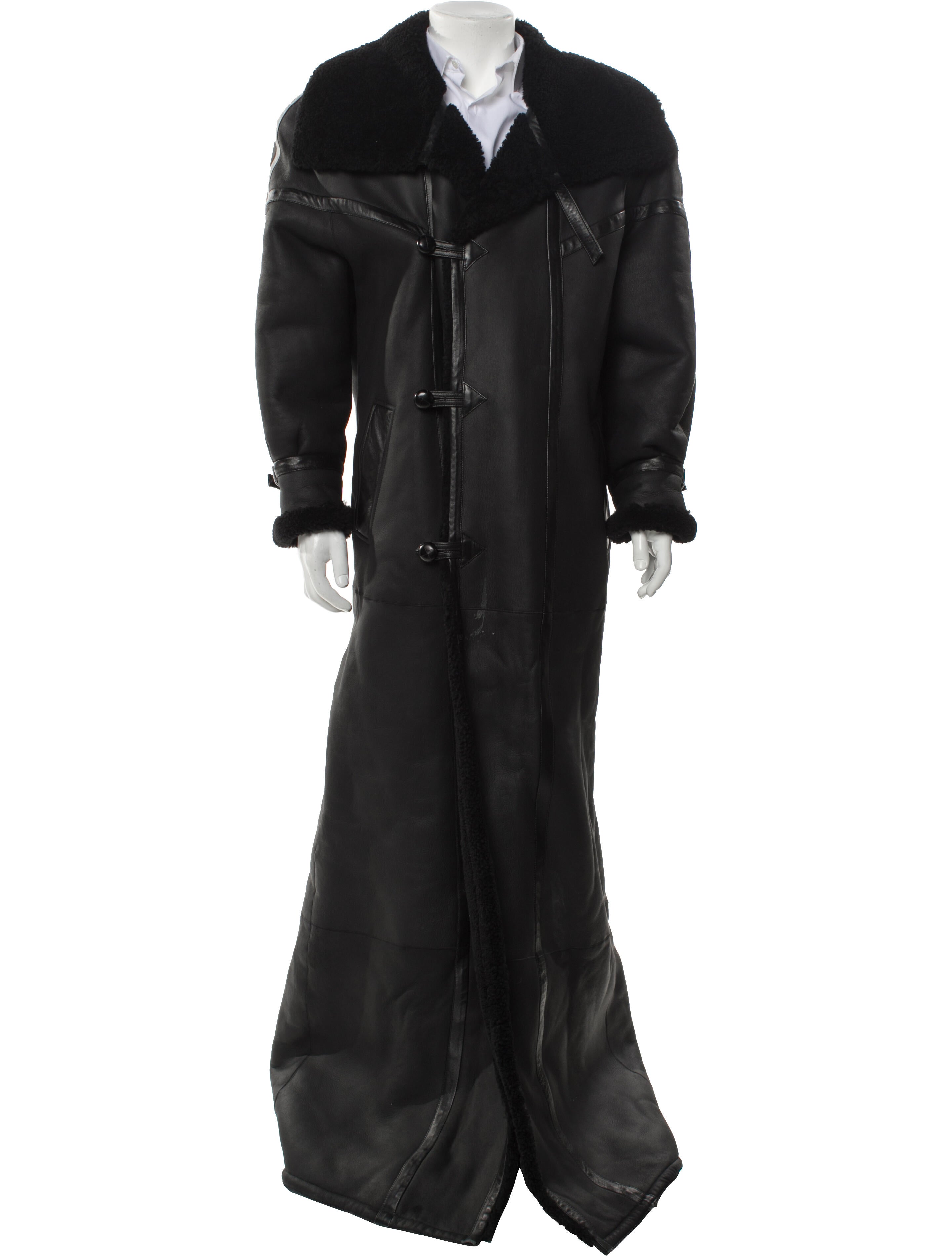 Saint Laurent 2023 Leather Parka