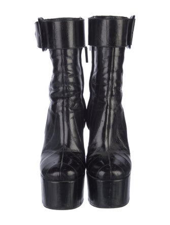 Saint Laurent Patent Leather Boots