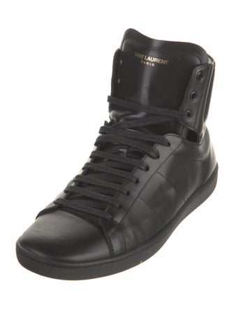 Saint Laurent Leather Sneakers