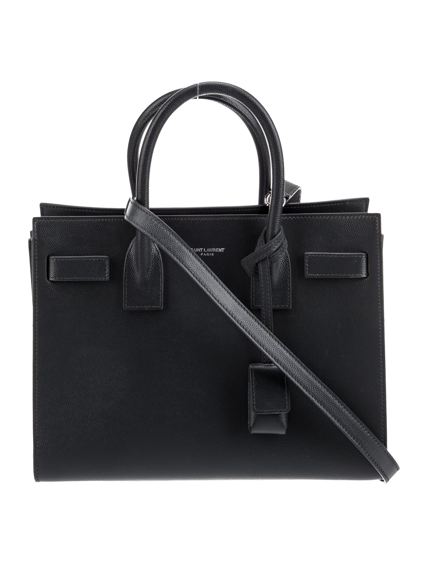 Saint Laurent Leather Sac De Jour Baby