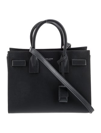 Saint Laurent Leather Sac De Jour Baby
