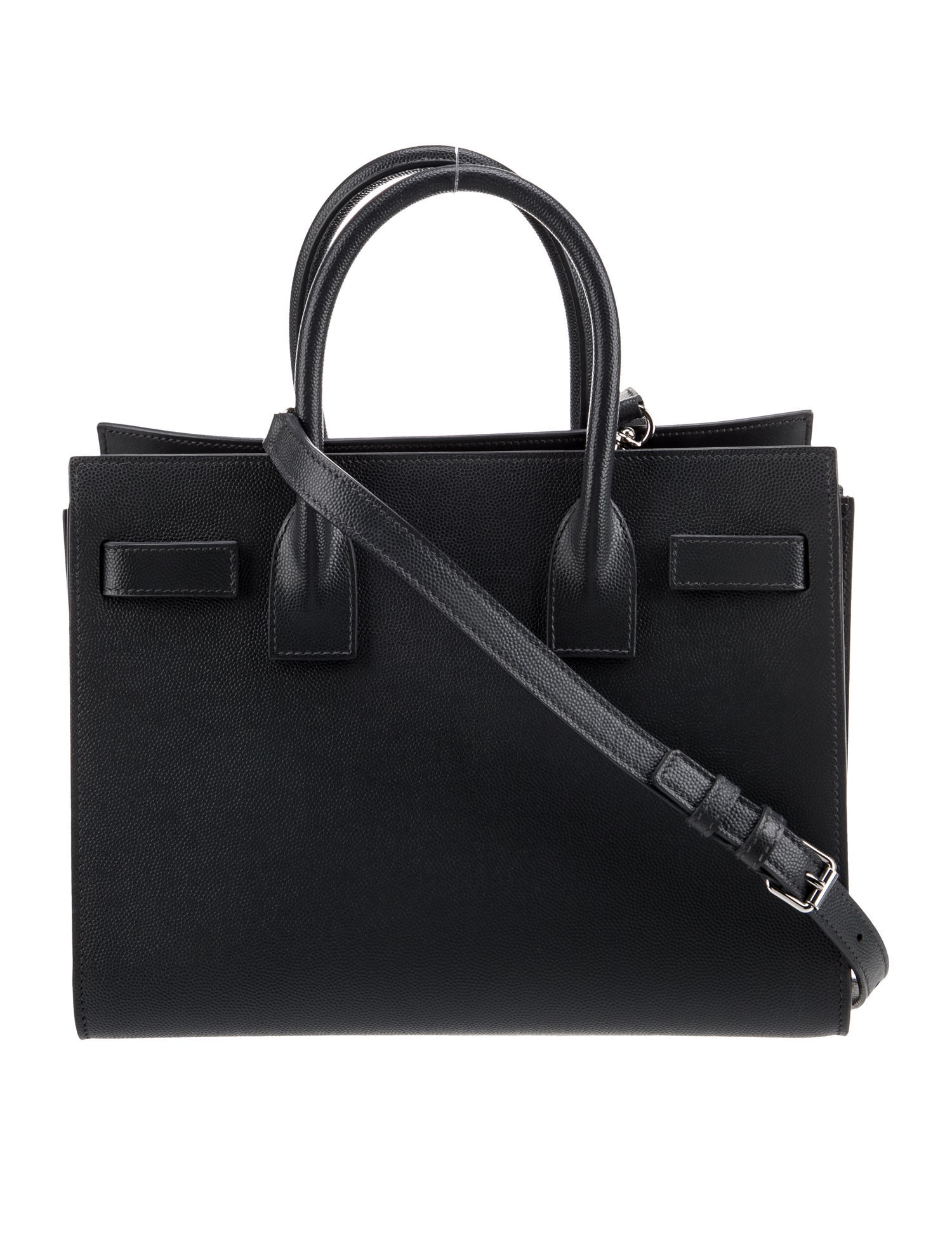 Saint Laurent Leather Sac De Jour Baby