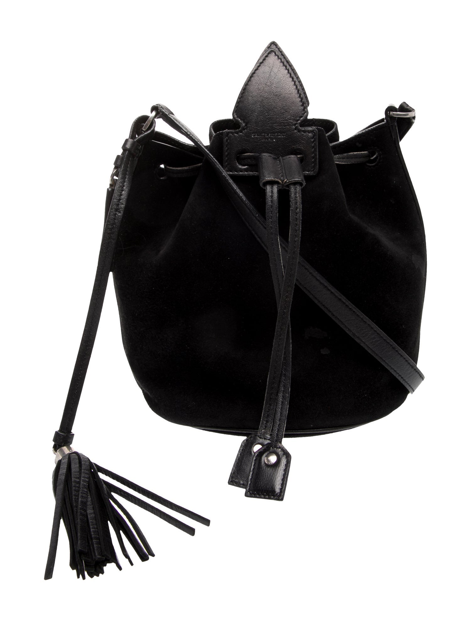 Saint Laurent Suede Bucket Bag