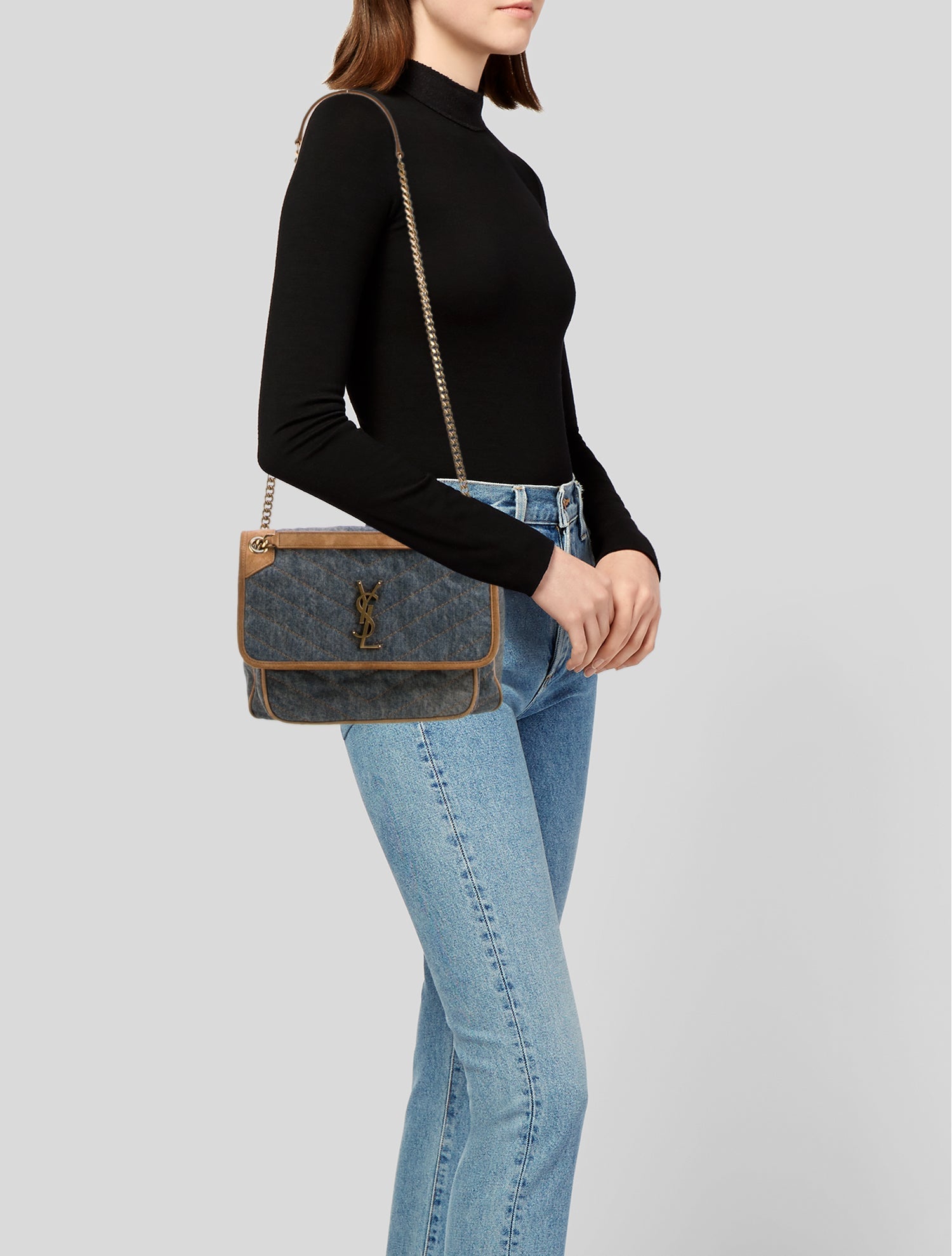 Saint Laurent Denim Niki Medium 2022