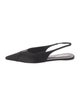 Saint Laurent Satin Slingback Flats
