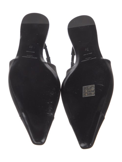 Saint Laurent Satin Slingback Flats
