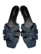 Saint Laurent Denim Slides