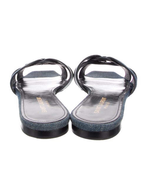 Saint Laurent Denim Slides