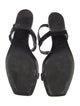 Saint Laurent Leather T-Strap Sandals