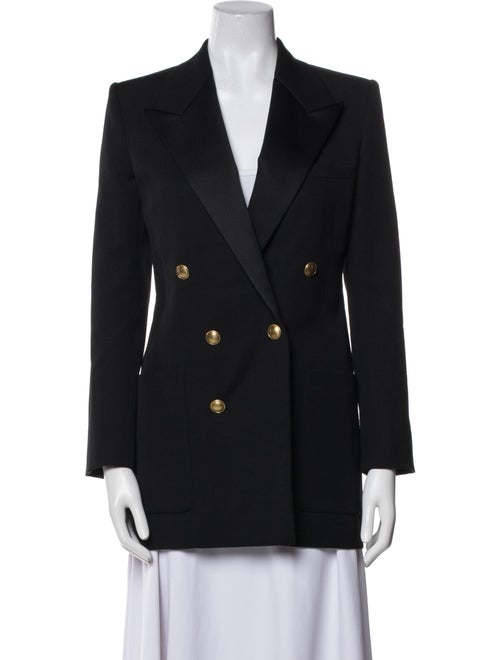 Saint Laurent Virgin Wool Peacoat