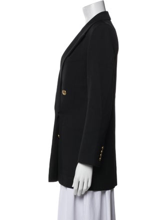 Saint Laurent Virgin Wool Peacoat