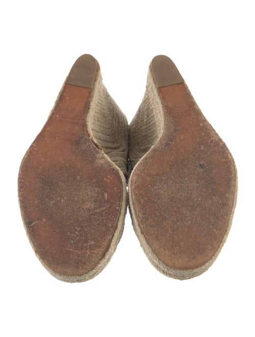 Saint Laurent Leather Colorblock Pattern Espadrilles