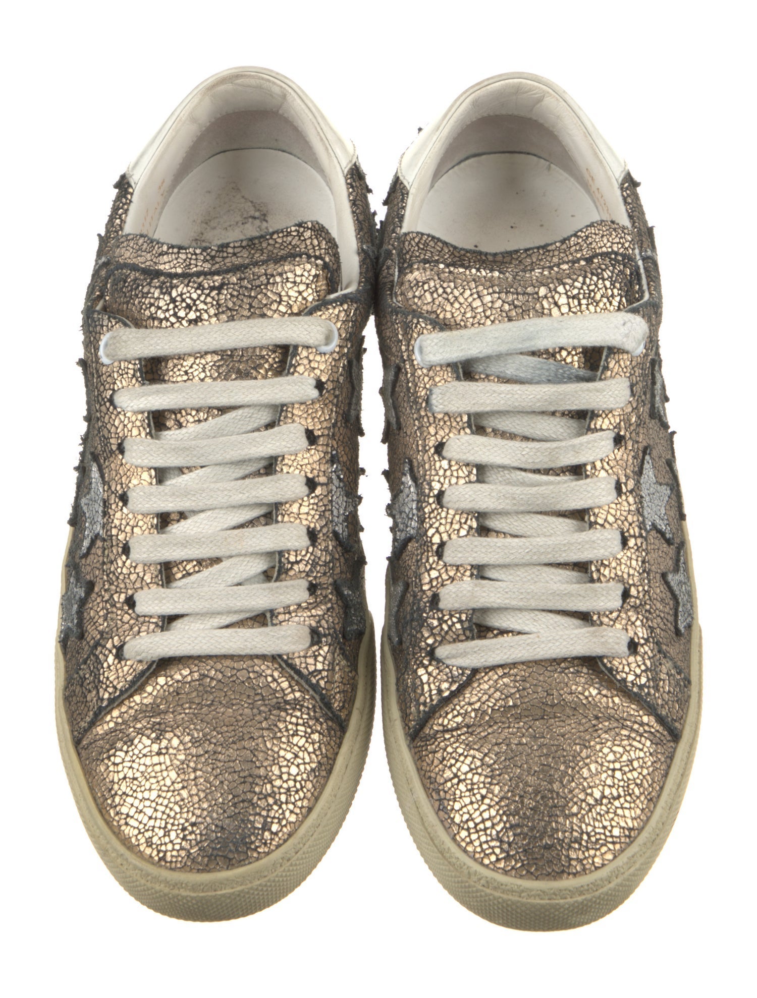 Saint Laurent Leather Sneakers