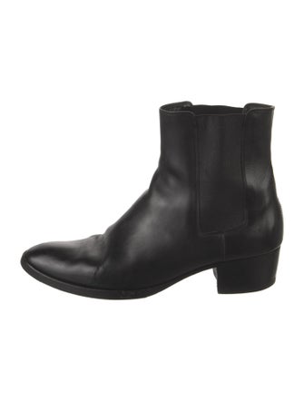 Saint Laurent Leather Chelsea Boots
