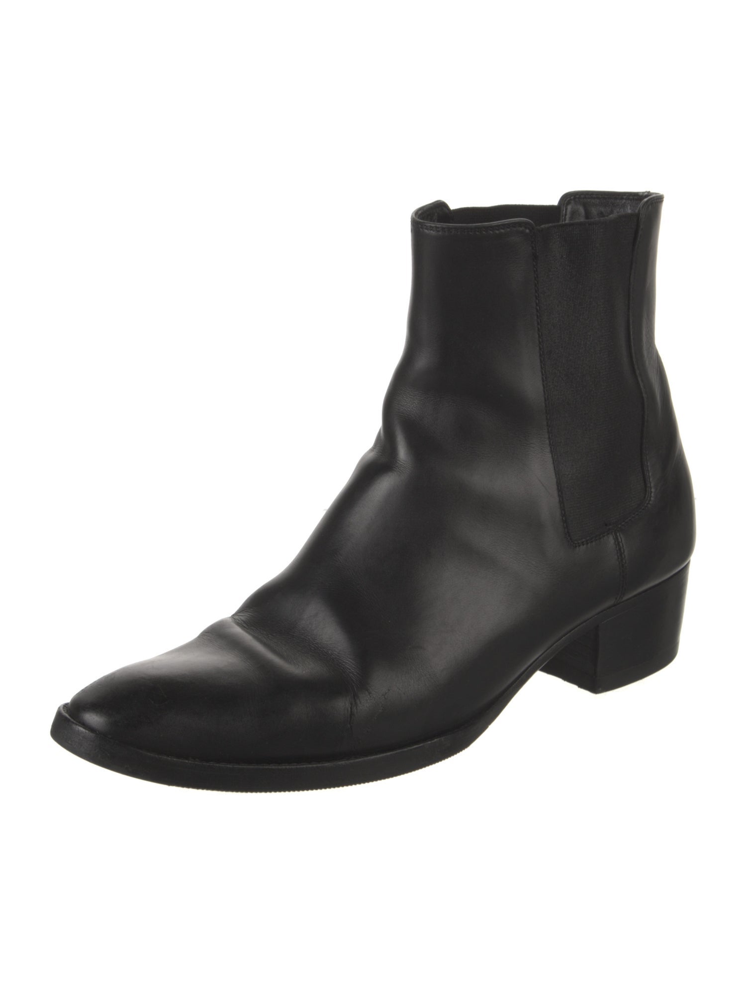 Saint Laurent Leather Chelsea Boots