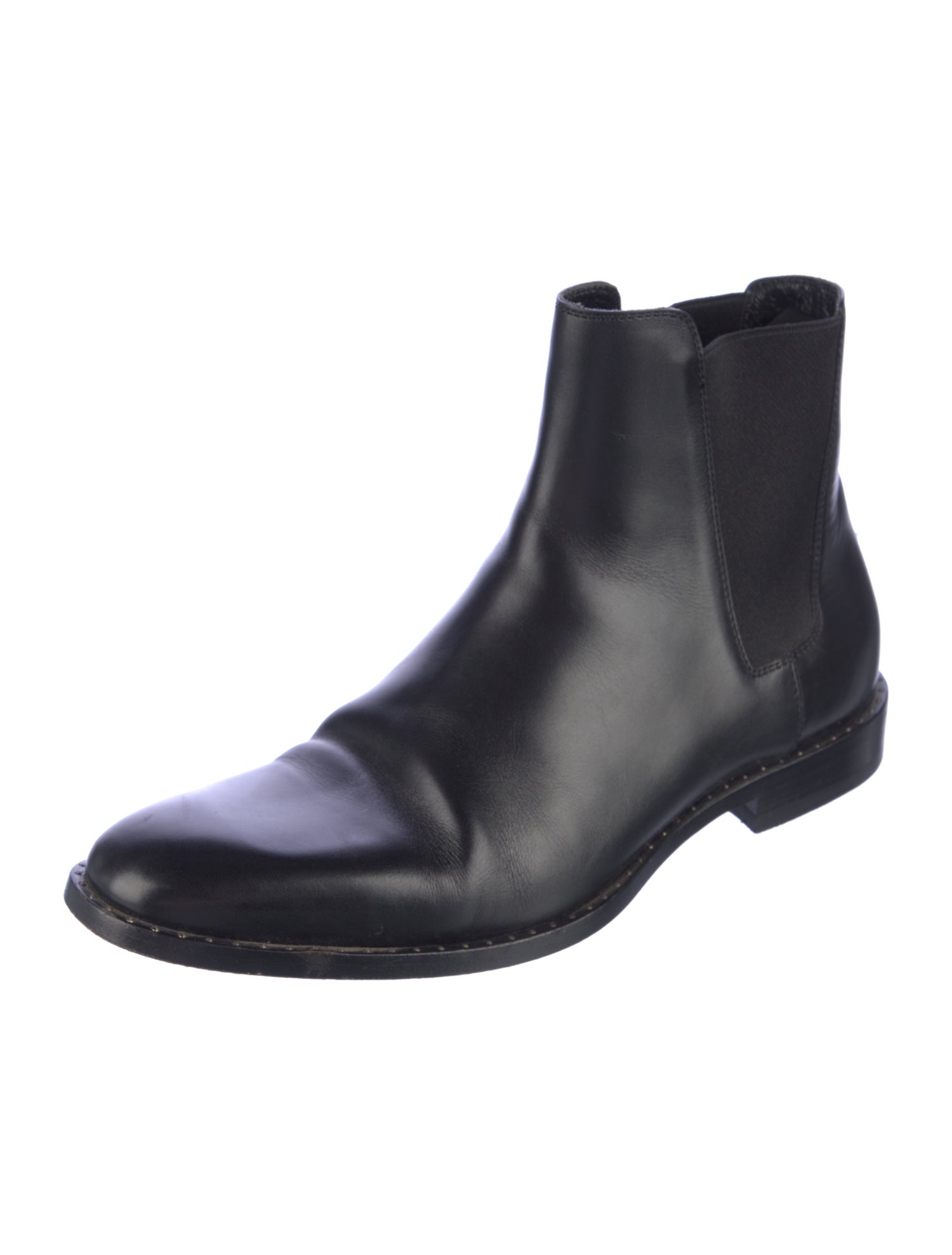 Saint Laurent Leather Chelsea Boots