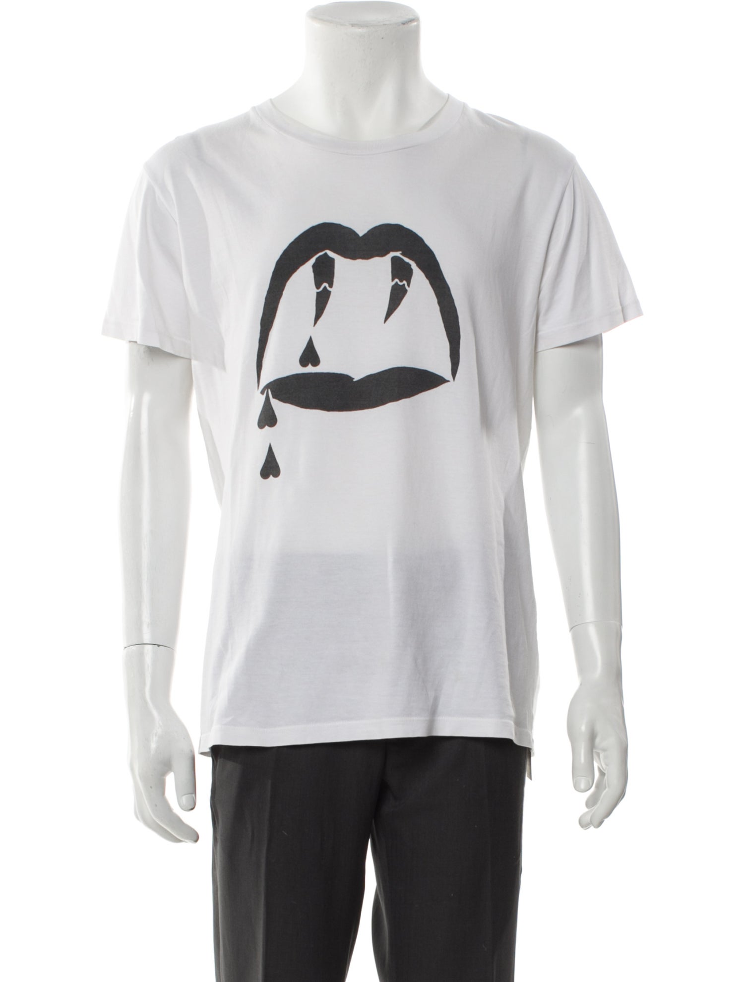 Saint Laurent 2016-2017 Signature Logo T-Shirt