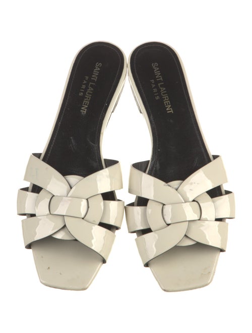 Saint Laurent Patent Leather Slides
