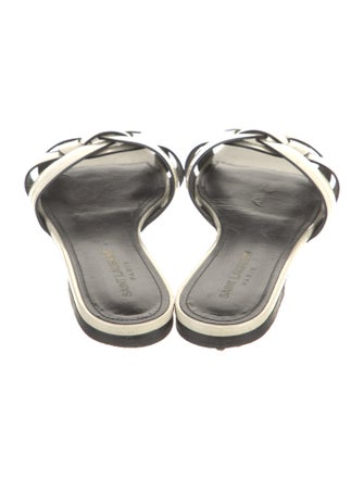 Saint Laurent Patent Leather Slides