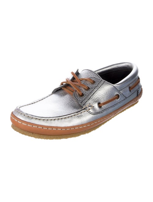 Saint Laurent Leather Boat Shoes