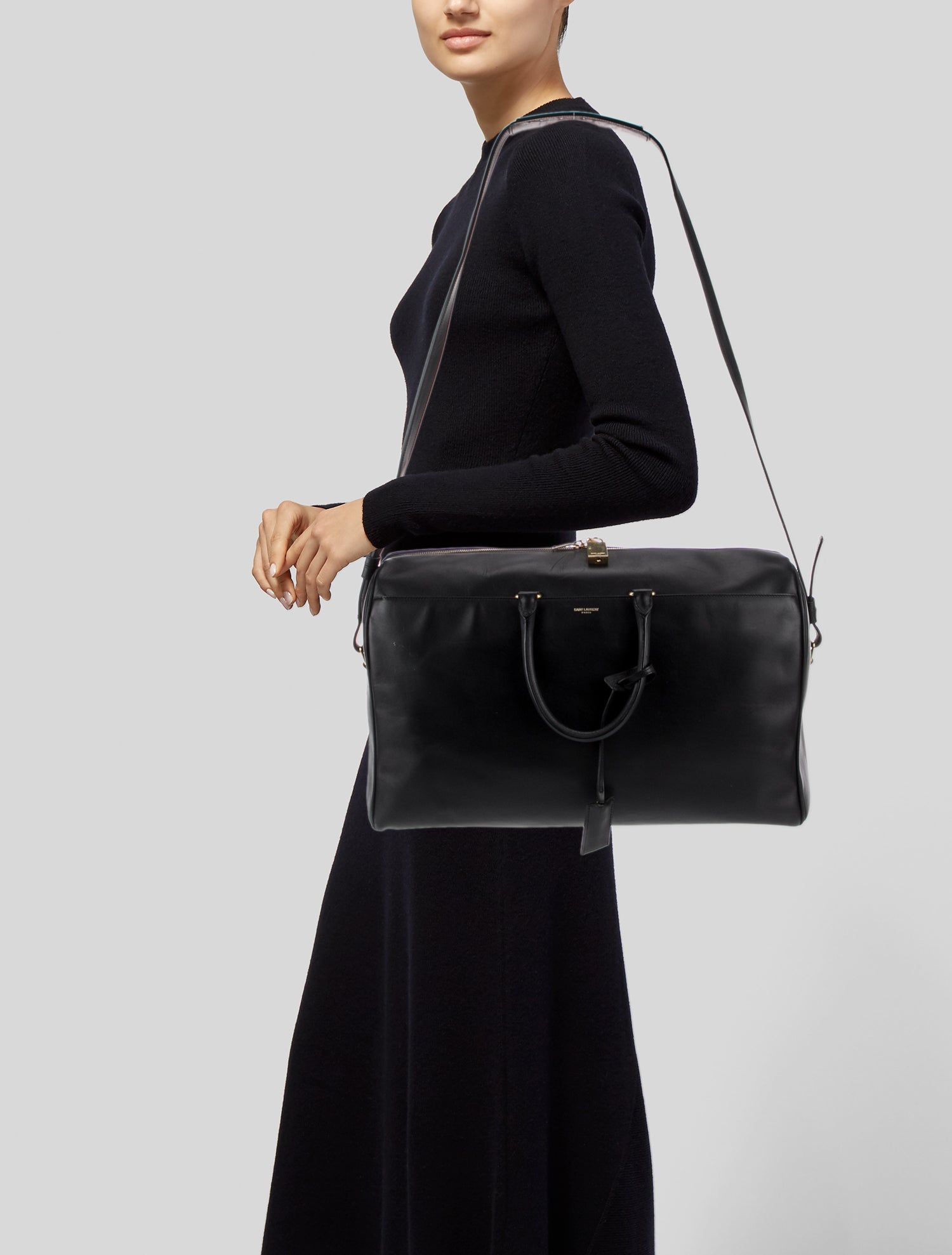 Saint Laurent Calfskin Classic Duffle 24