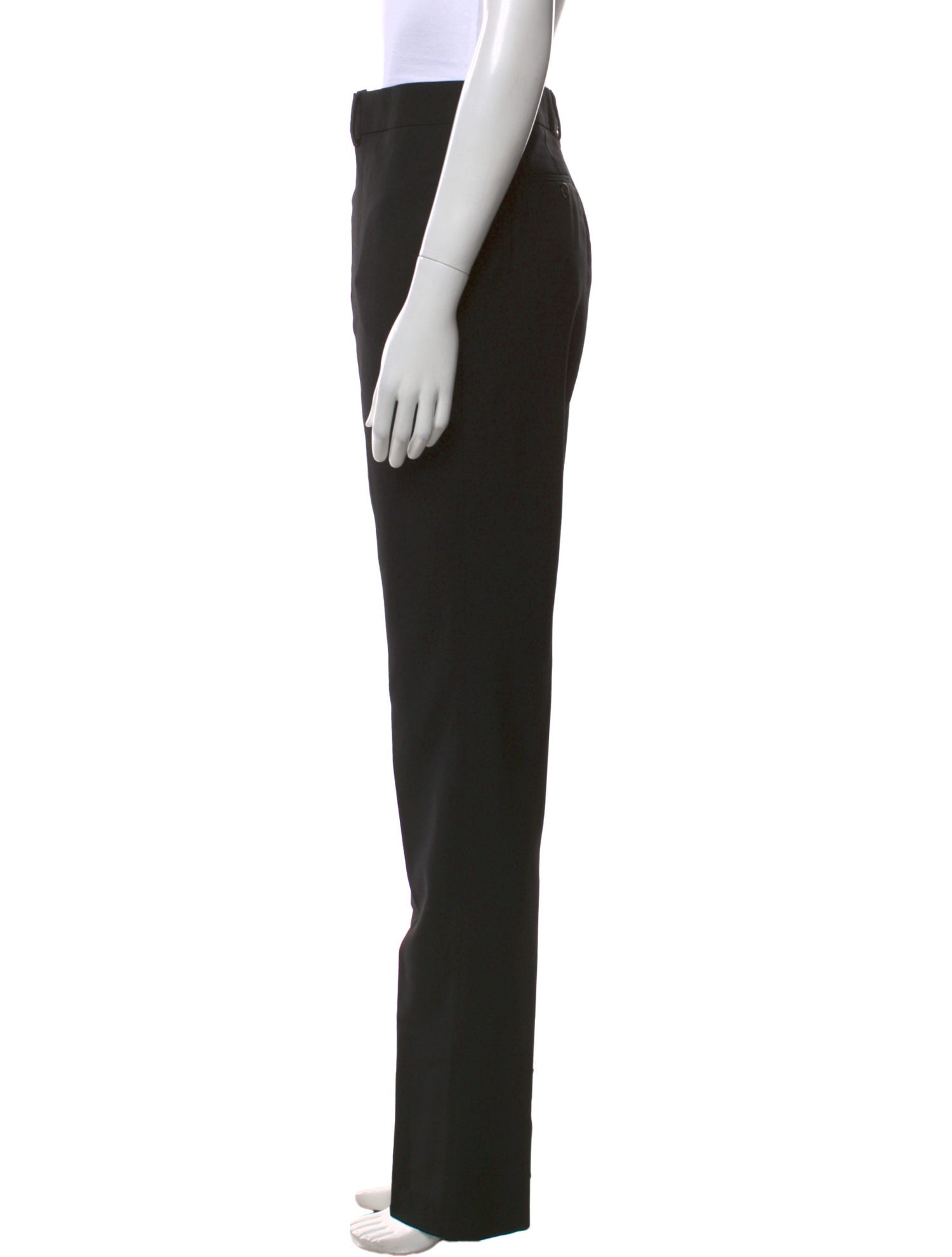 Saint Laurent Virgin Wool Straight Leg Pants w/ Tags