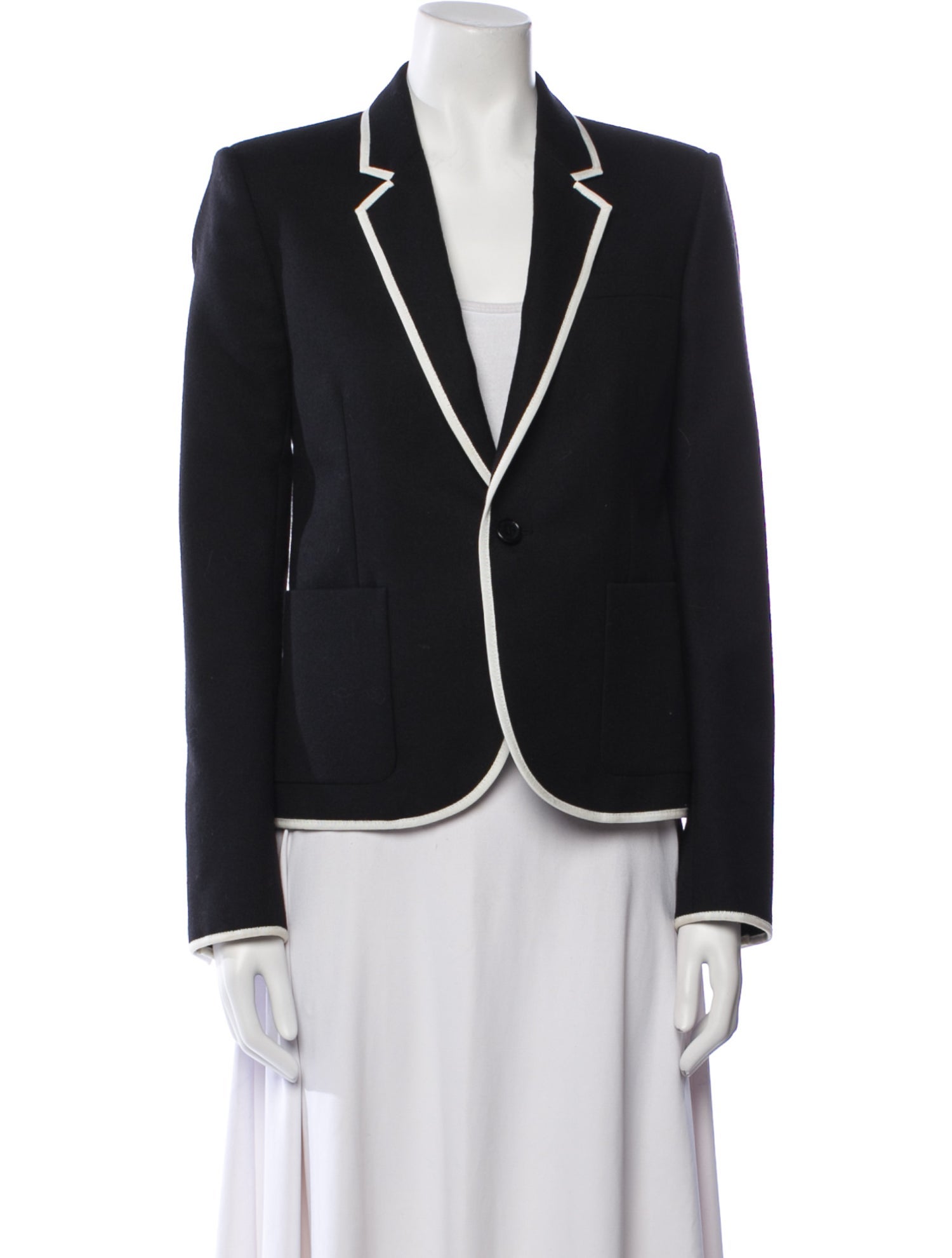Saint Laurent Virgin Wool Blazer