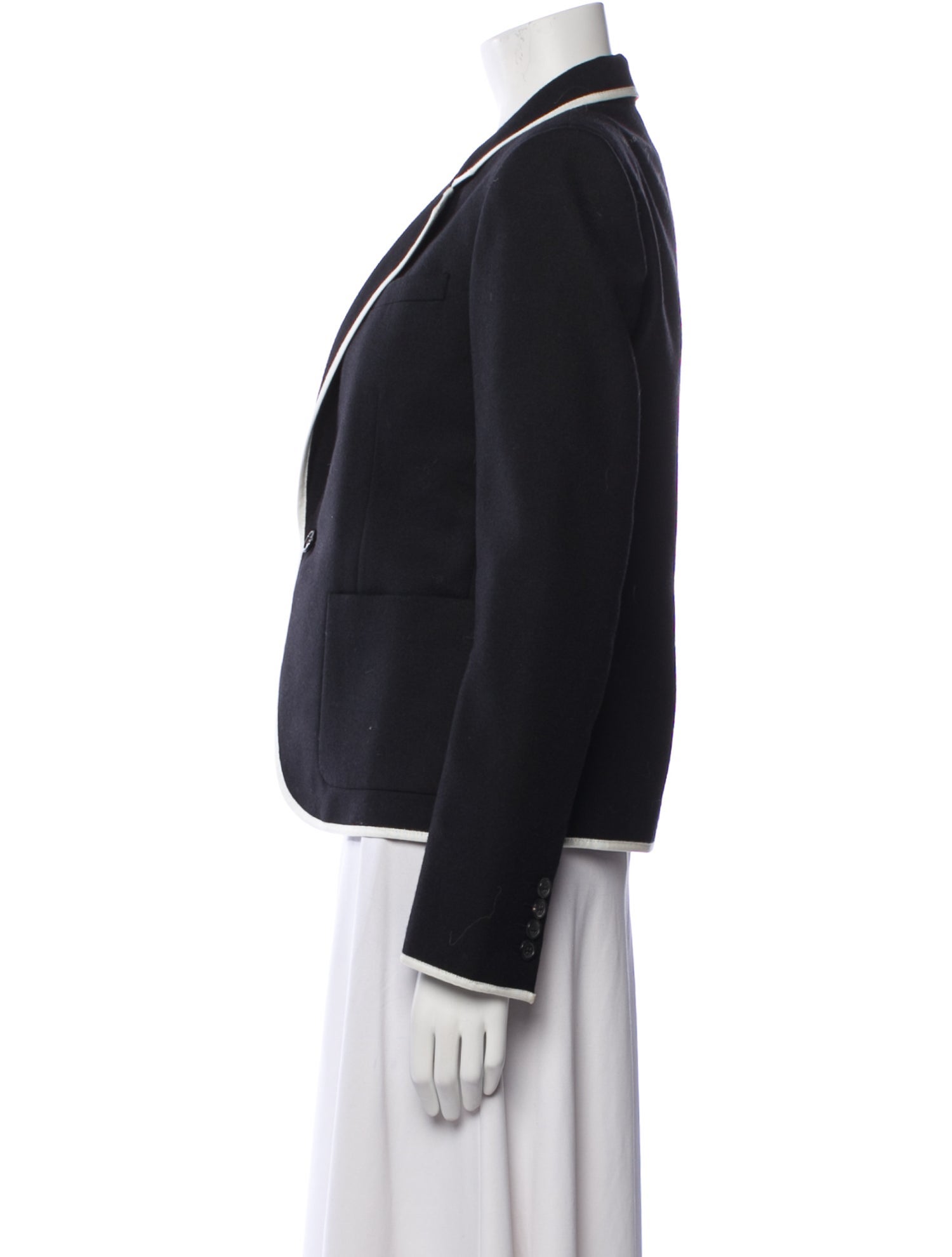 Saint Laurent Virgin Wool Blazer