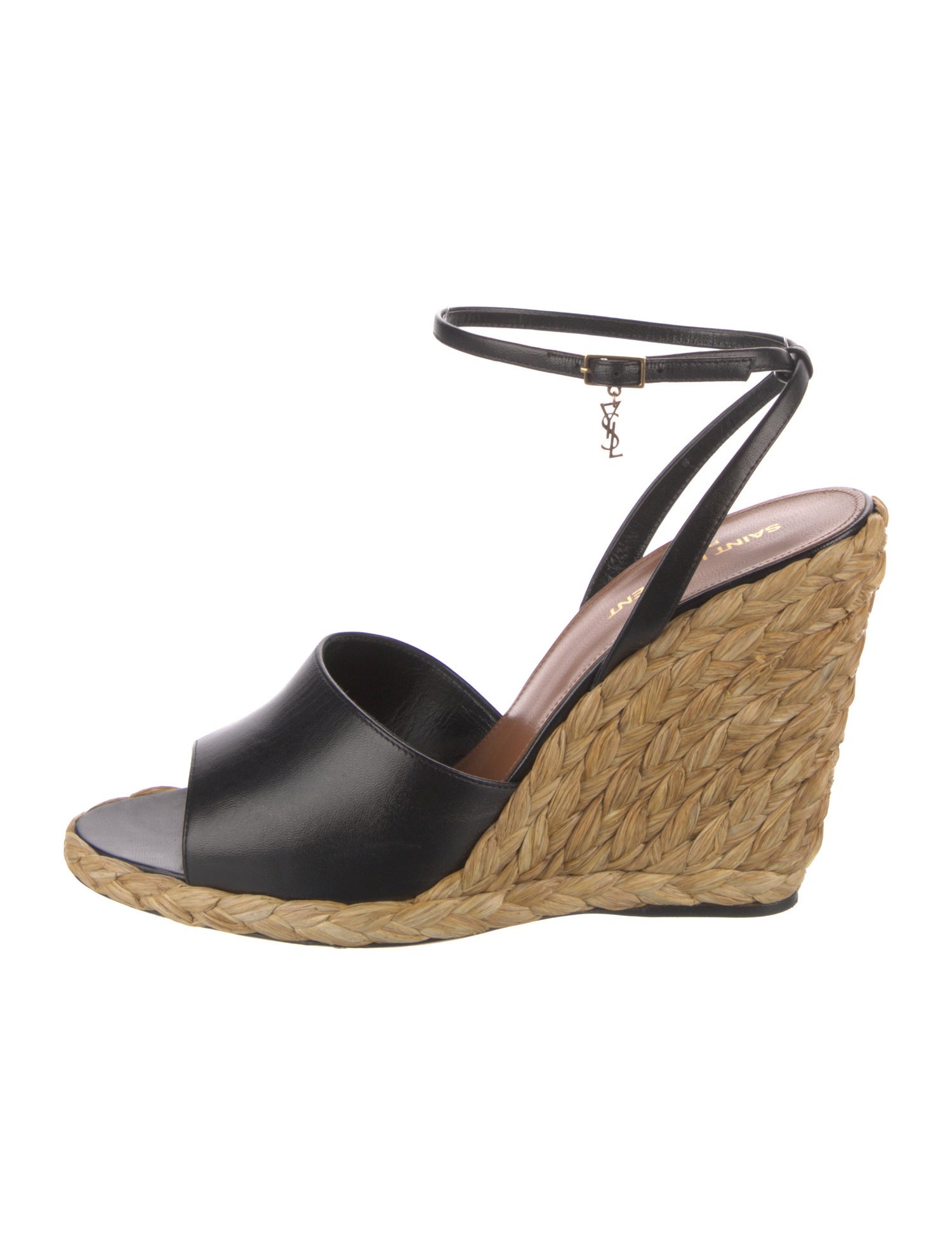 Saint Laurent Leather Espadrilles