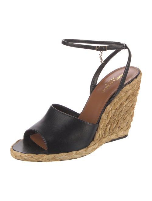Saint Laurent Leather Espadrilles