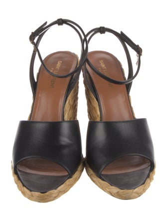 Saint Laurent Leather Espadrilles