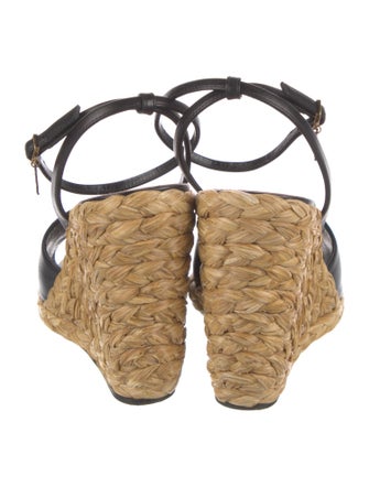 Saint Laurent Leather Espadrilles