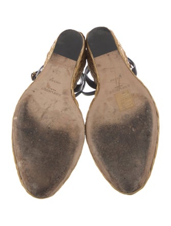 Saint Laurent Leather Espadrilles
