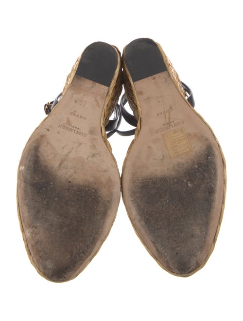 Saint Laurent Leather Espadrilles