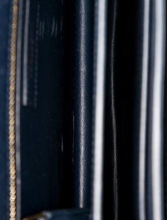 Saint Laurent Embossed Leather Cassandre Medium