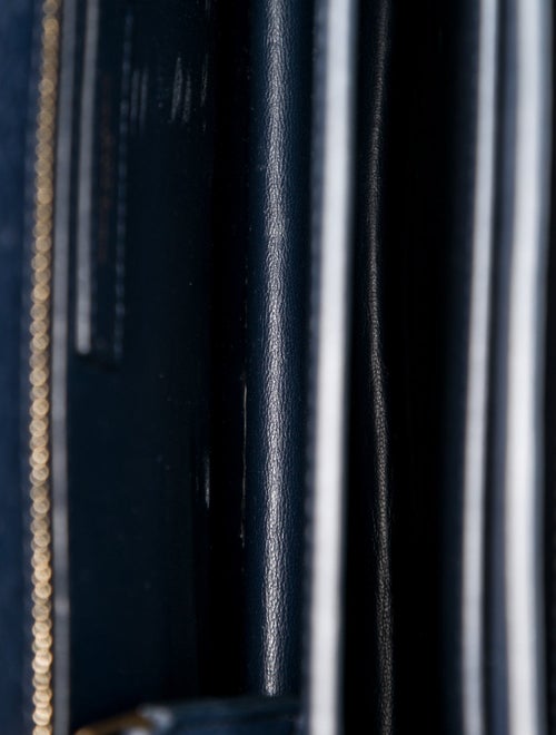 Saint Laurent Embossed Leather Cassandre Medium