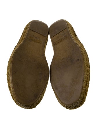 Saint Laurent Canvas Camouflage Print Espadrilles