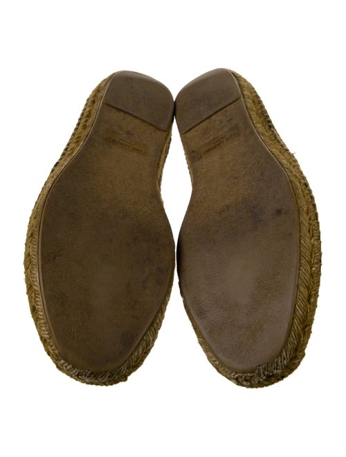 Saint Laurent Canvas Camouflage Print Espadrilles