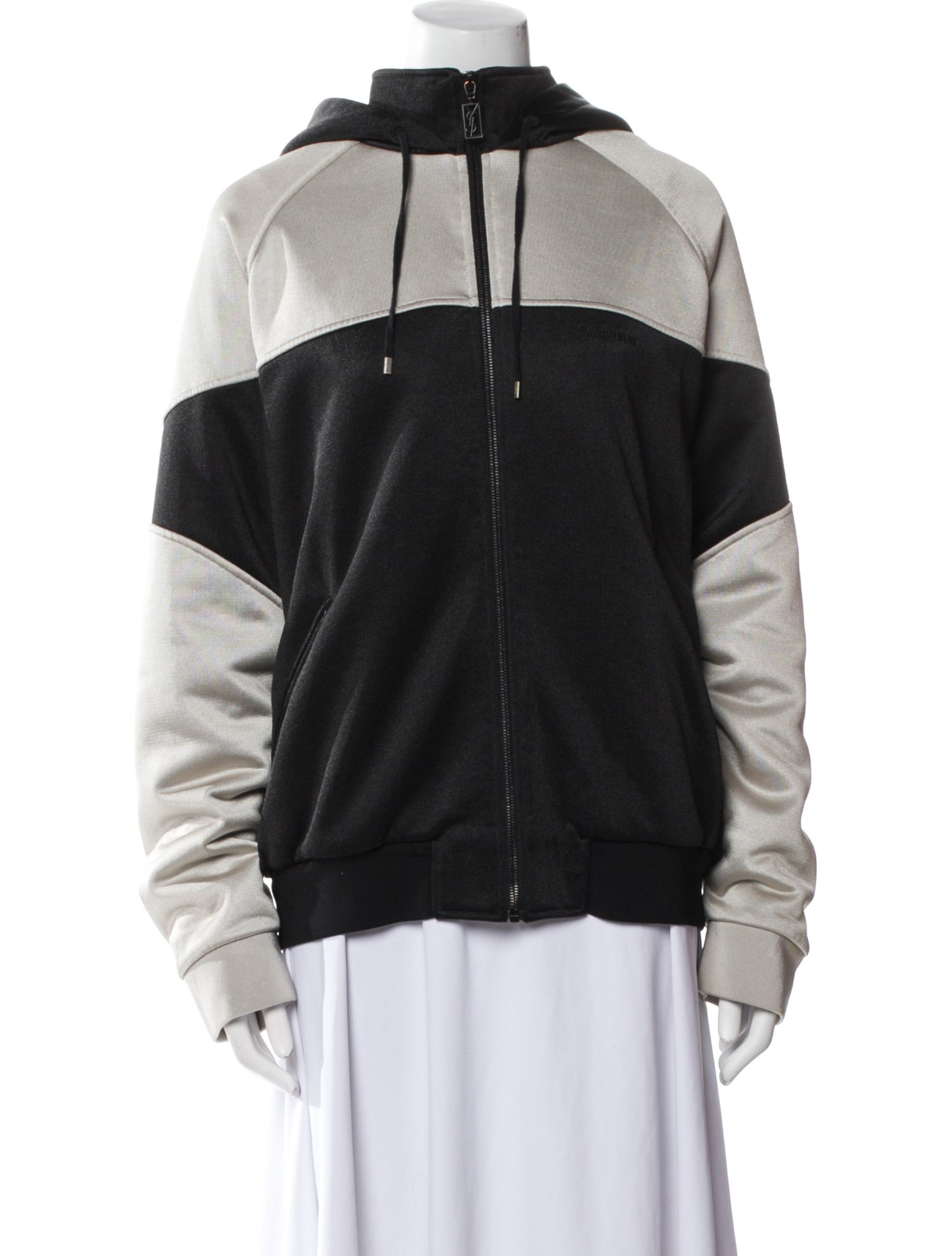 Saint Laurent Colorblock Pattern Performance Jacket