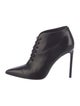 Saint Laurent Leather Lace-Up Boots