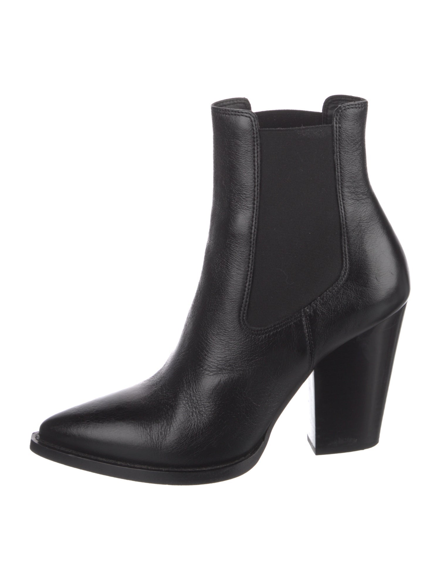 Saint Laurent Leather Chelsea Boots