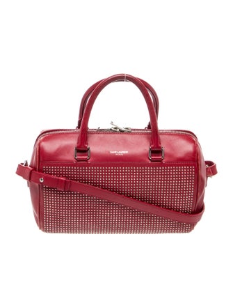 Saint Laurent Leather Classic Duffle Baby