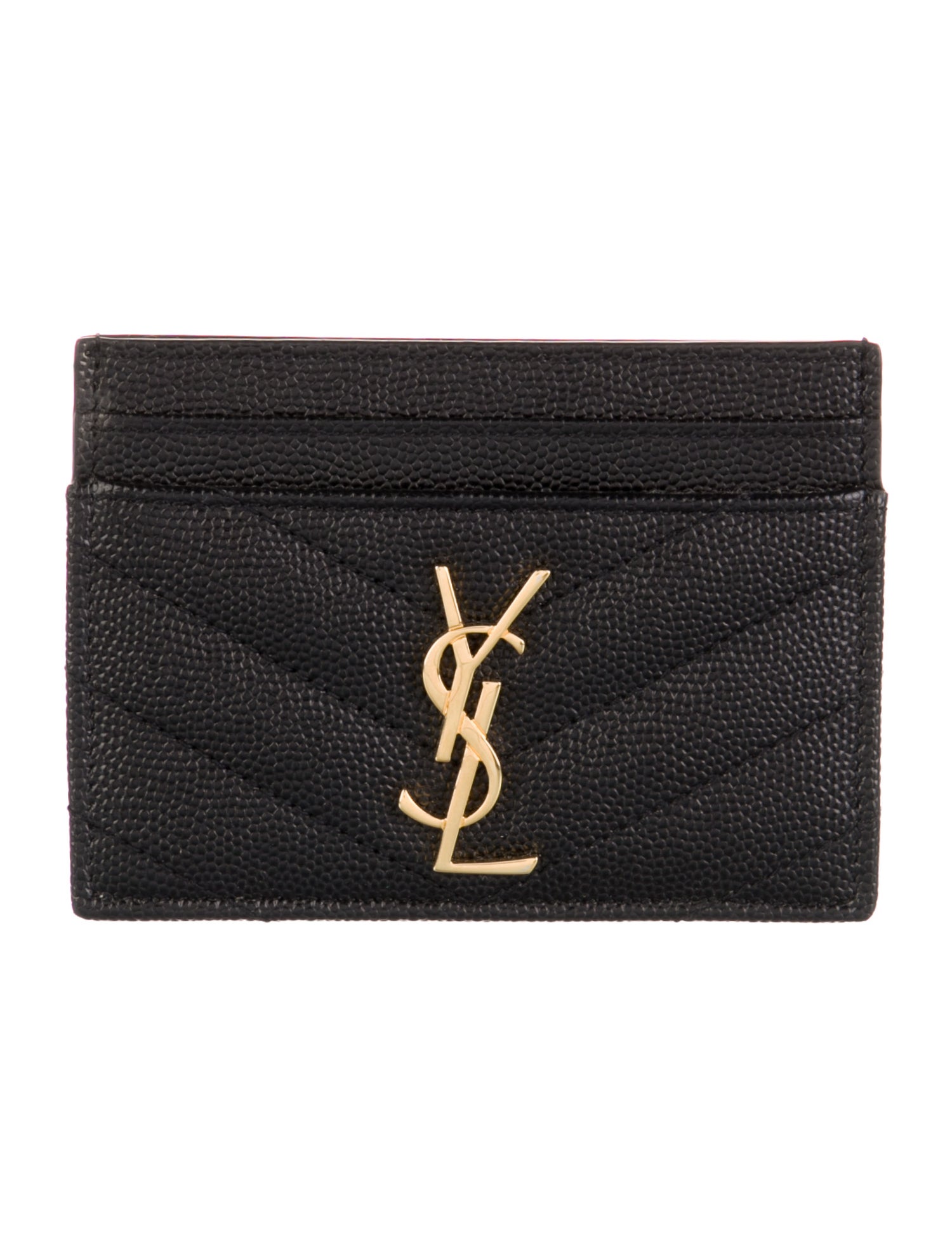 Saint Laurent 2017 Leather Card Holder
