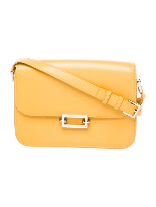 Saint Laurent Leather Fermoir Crossbody Bag Mini