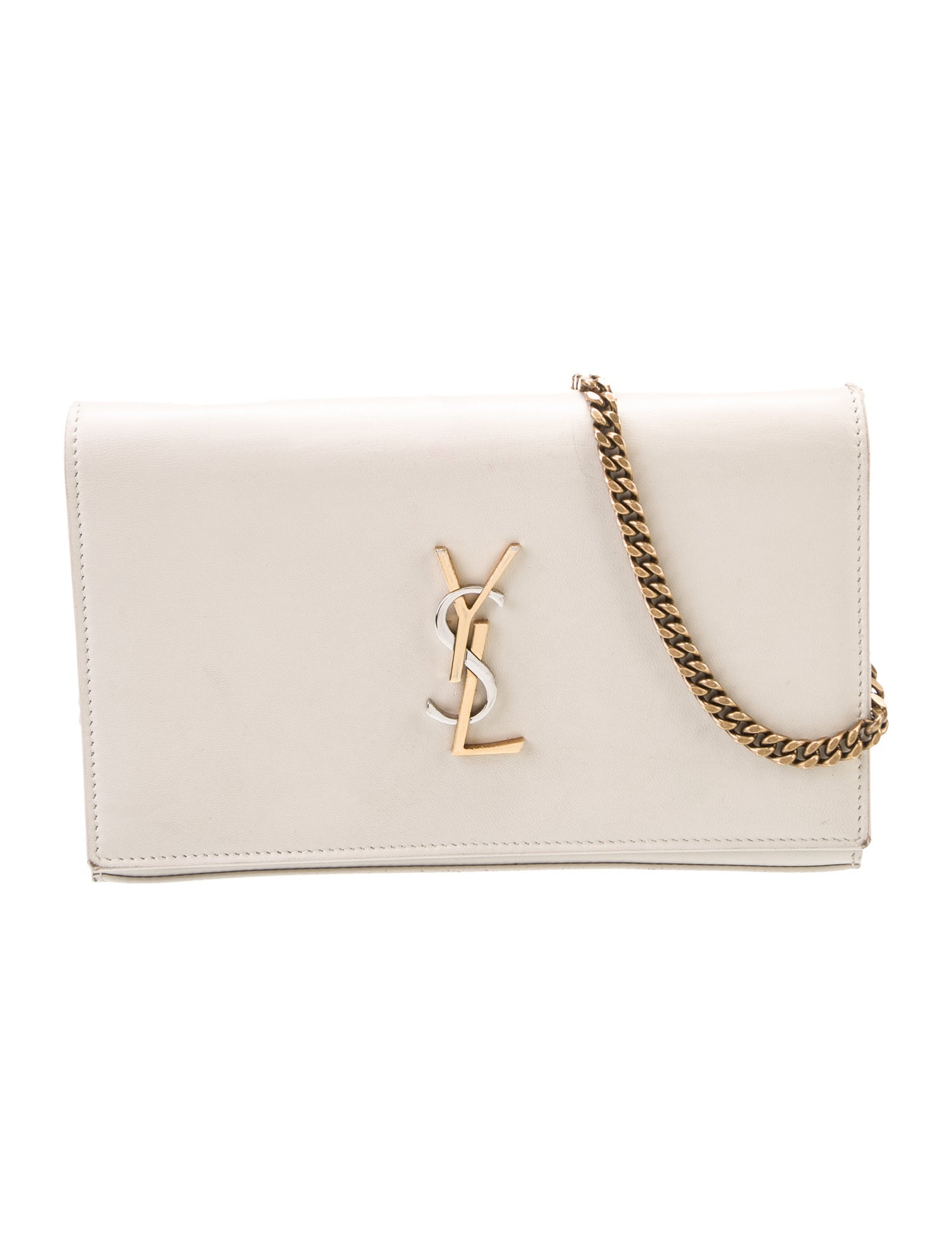 Saint Laurent Leather Cassandre Small