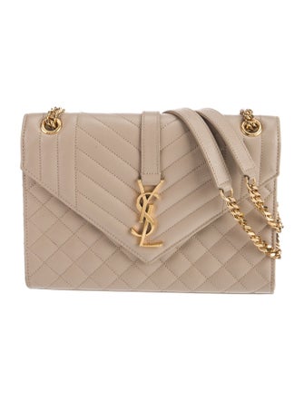 Saint Laurent Quilted Envelope Medium