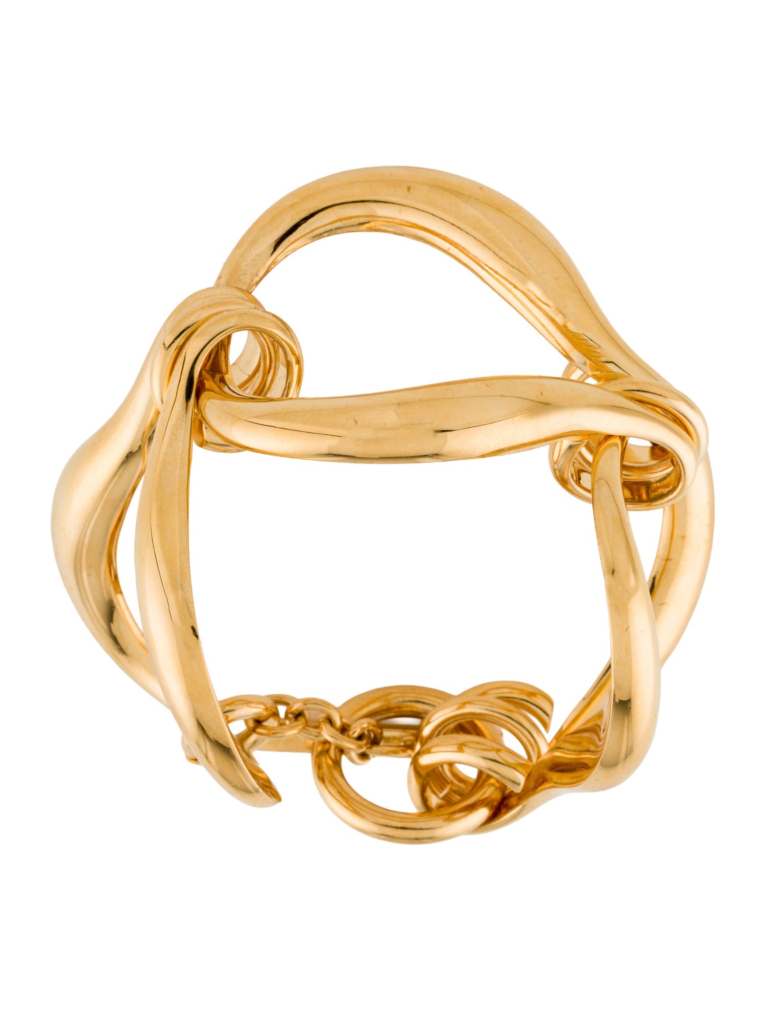 Saint Laurent Oversized Chain Link Bracelet