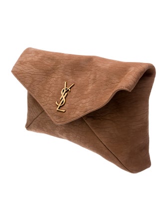 Saint Laurent Leather Cassandre Large 2024