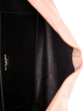 Saint Laurent Leather Cassandre Large 2024