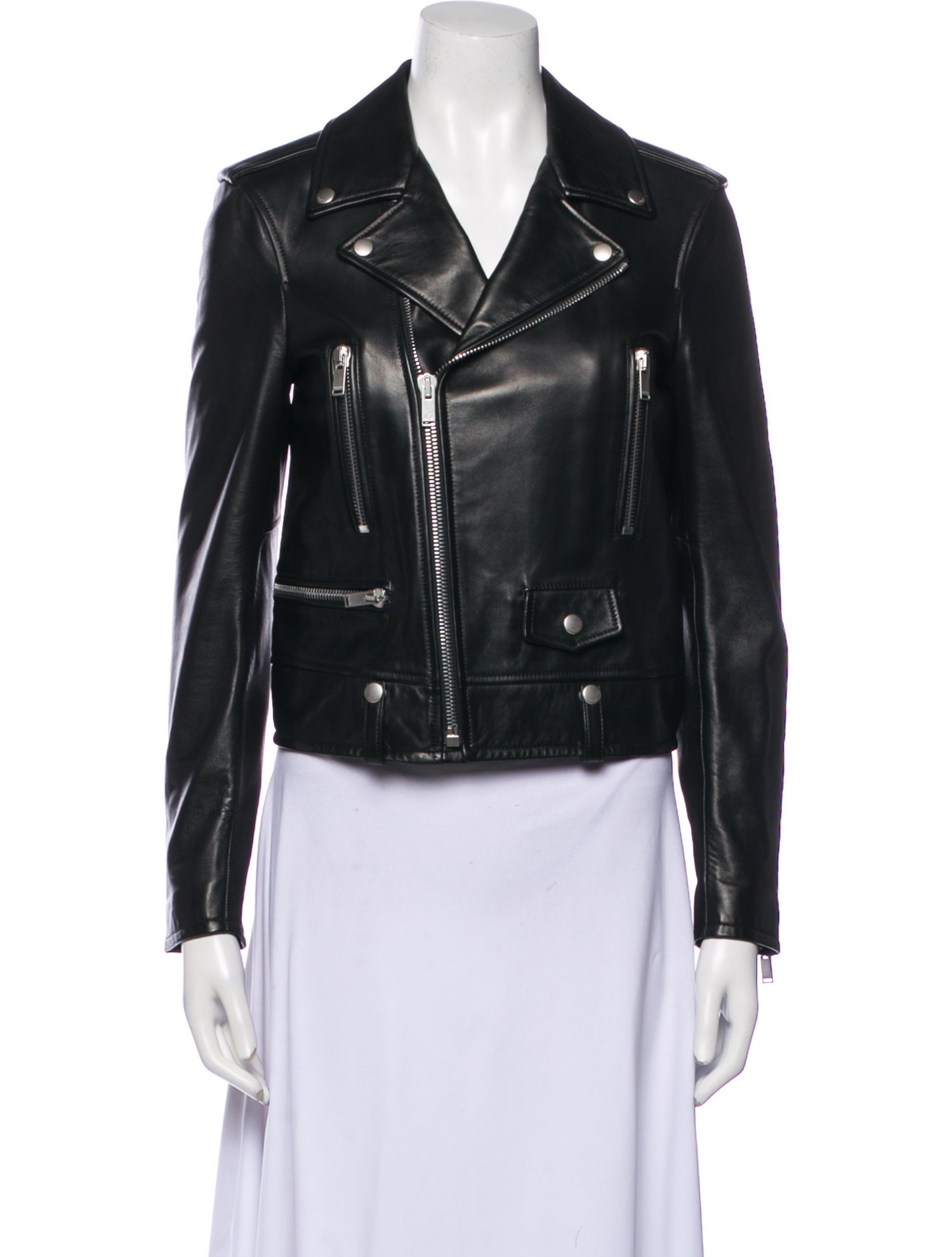 Saint Laurent Leather Biker Jacket